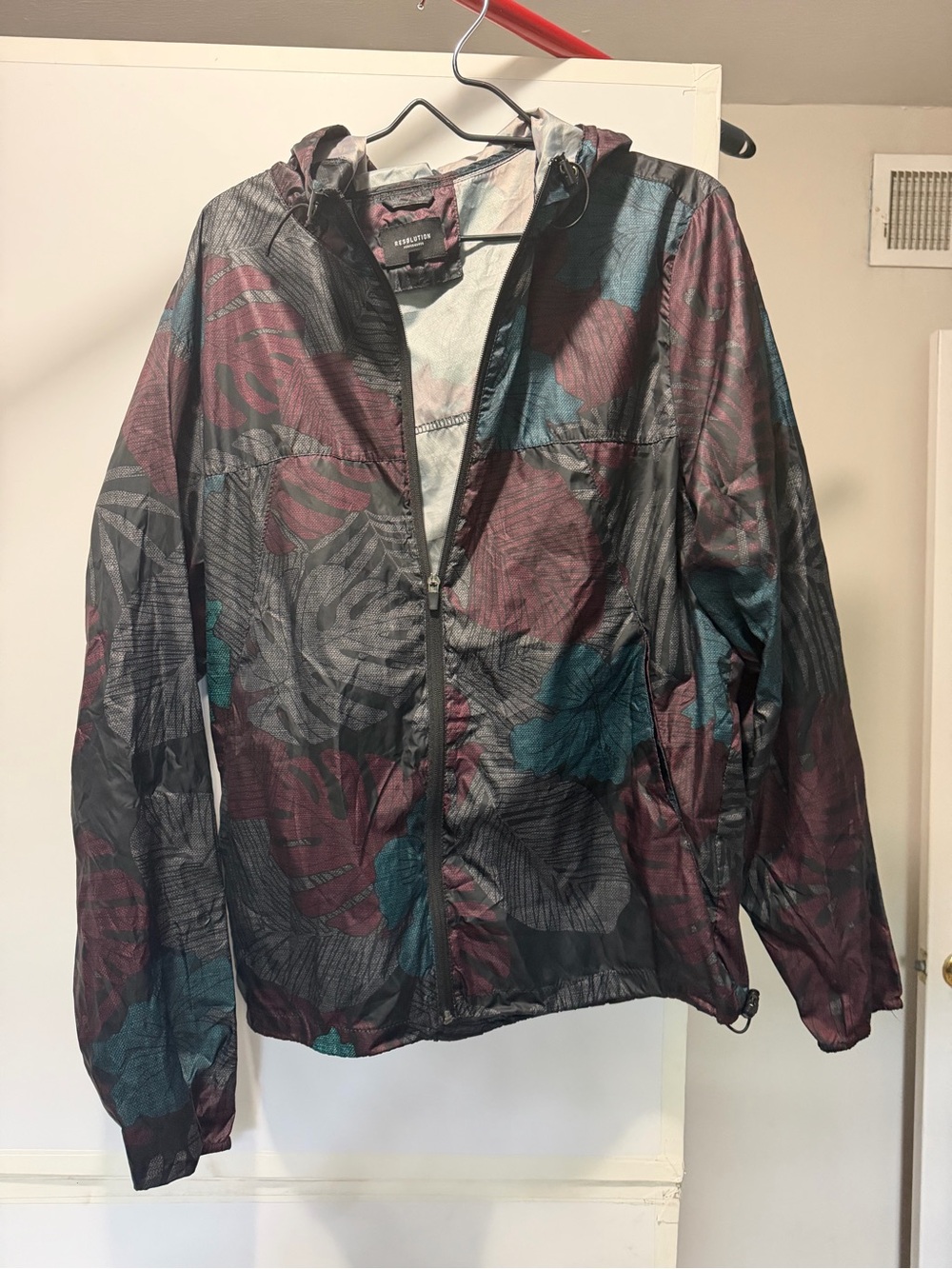 Revolution Performance Jacket in Teal and Burgundy